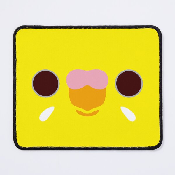 Item preview, The face of a lutino budgie designed and sold by INKOYADO.