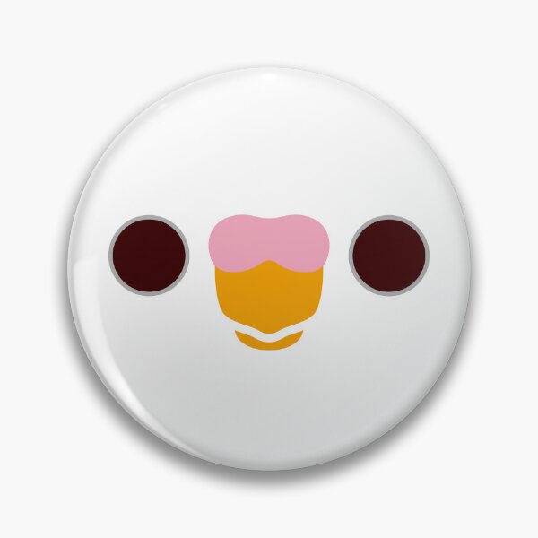 Item preview, The face of a albino budgie designed and sold by INKOYADO.