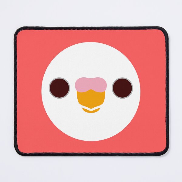 Item preview, The face of a albino budgie designed and sold by INKOYADO.
