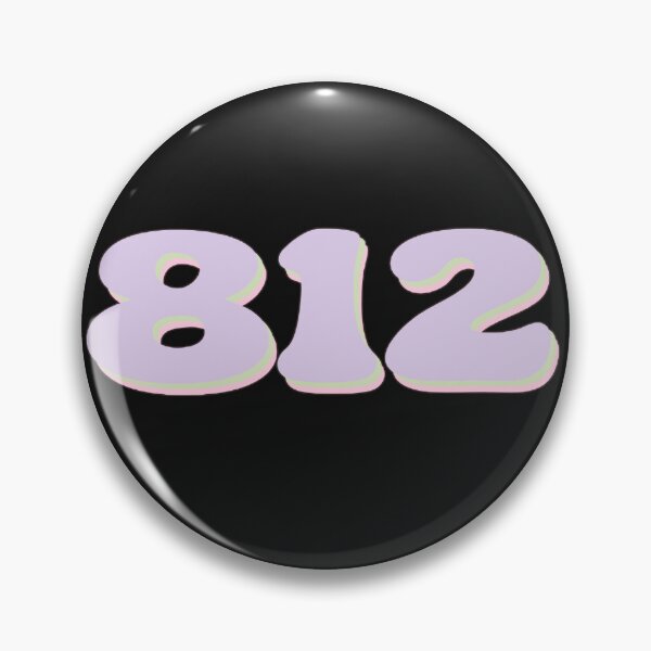 Item preview, Indiana 812 Area Code Pastel Color Scheme designed and sold by LonelyLampShop.