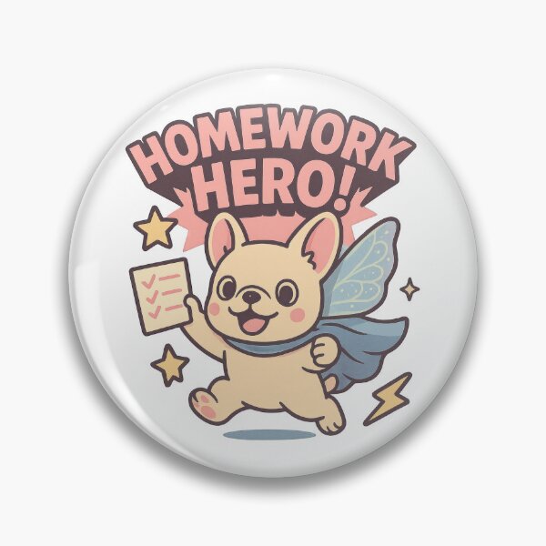 Item preview, Super Pup Finishes Homework designed and sold by DumbPet.