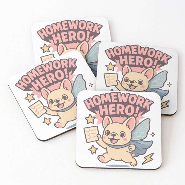 Item preview, Super Pup Finishes Homework designed and sold by DumbPet.