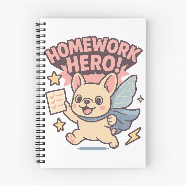 Item preview, Super Pup Finishes Homework designed and sold by DumbPet.