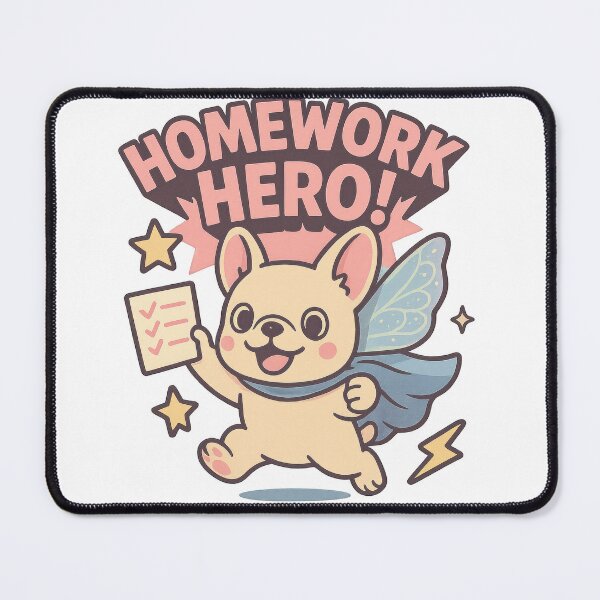 Item preview, Super Pup Finishes Homework designed and sold by DumbPet.