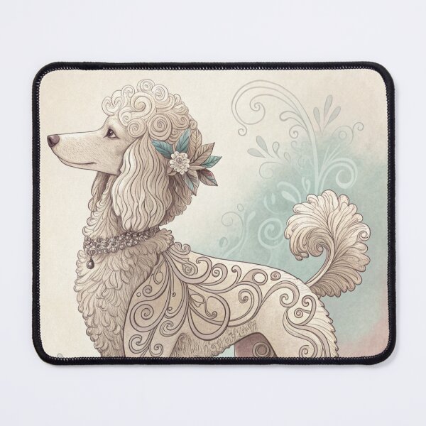 Item preview, Art Nouveau Poodle #1 designed and sold by Mark and Heather.