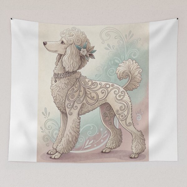 Item preview, Art Nouveau Poodle #1 designed and sold by Mark and Heather.