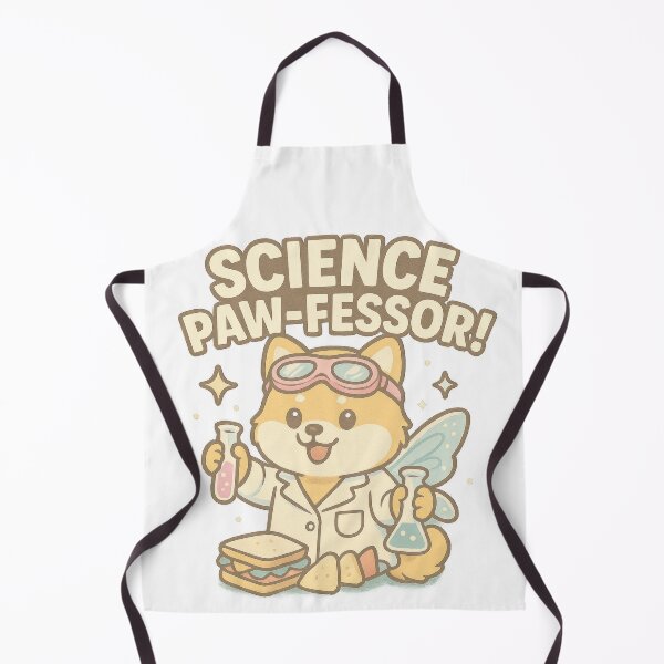 Item preview, Cute Fairy Dog in Lab Coat - Back to School designed and sold by DumbPet.