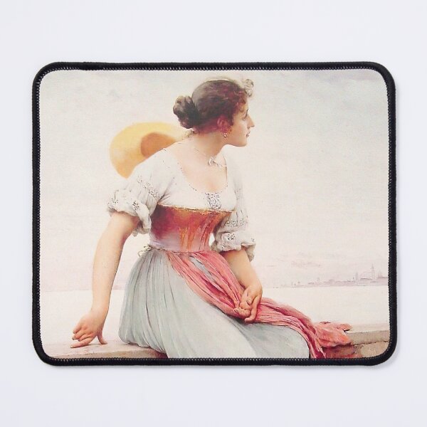 Item preview, A Pensive Moment by Eugene de Blaas designed and sold by tarotstarostina.