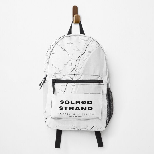 Item preview, Solrød Strand Map Art – Denmark Minimalist City Poster designed and sold by RM-Journey.