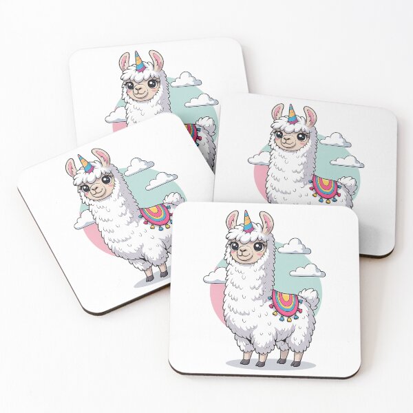 Item preview, Cute Llama Sunset designed and sold by Unicorn Academy.