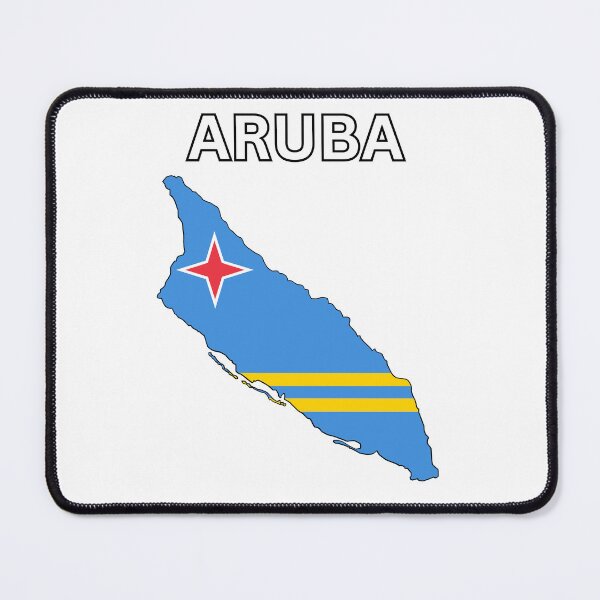 Item preview, Aruba Flag Map designed and sold by atomstartup.