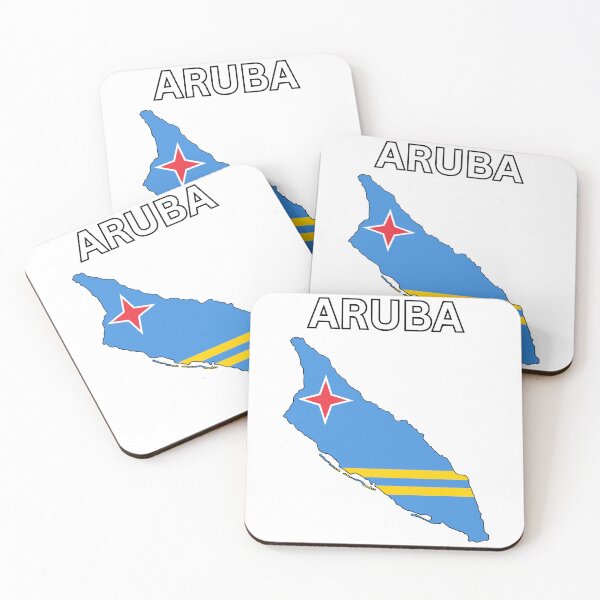 Item preview, Aruba Flag Map designed and sold by atomstartup.