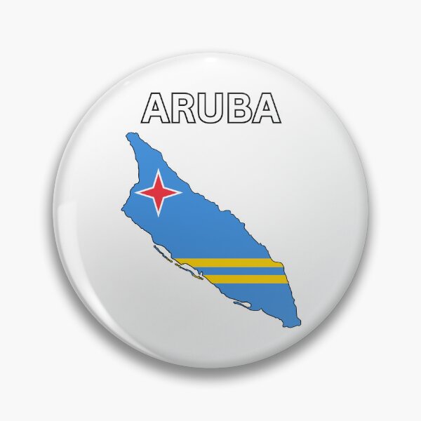 Item preview, Aruba Flag Map designed and sold by atomstartup.