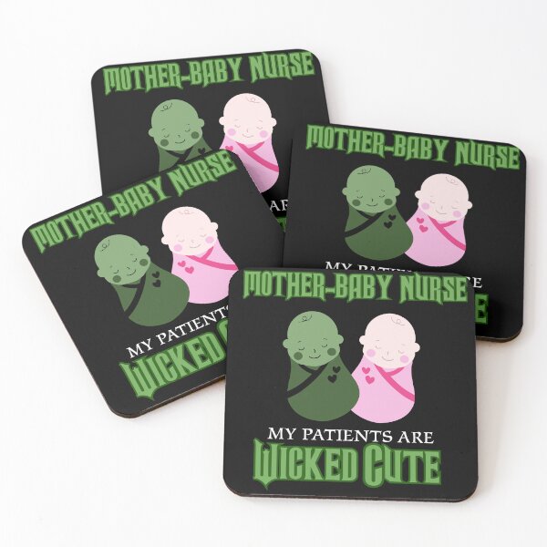 Item preview, Wicked Cute Patients (Mother-Baby Nurse) designed and sold by midwifesmarket.