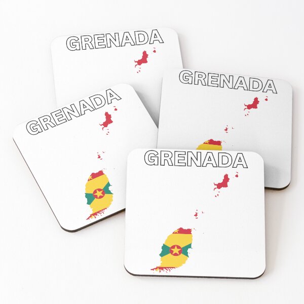 Item preview, Grenada Flag Map designed and sold by atomstartup.