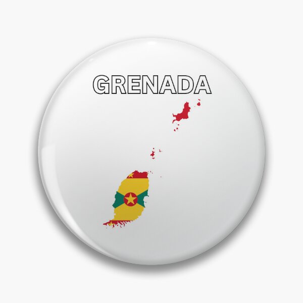 Item preview, Grenada Flag Map designed and sold by atomstartup.