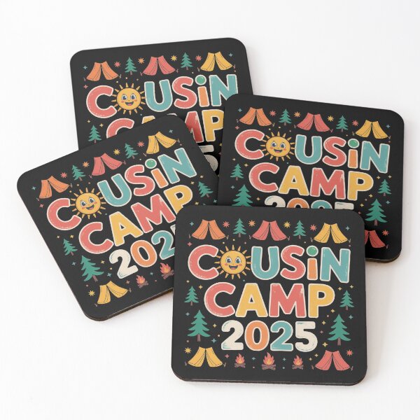 Item preview, Cousin Camp 2025 Camping Campfire Summer Vacation Family designed and sold by Dabbing Turtle Designs.
