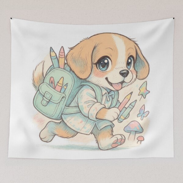Item preview, School Adventure Dog - Back to School designed and sold by DumbPet.