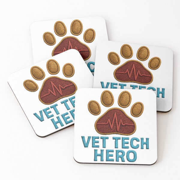 Item preview, Vet Tech Hero – Paw & Pulse Icon Sticker designed and sold by TONSNAP.