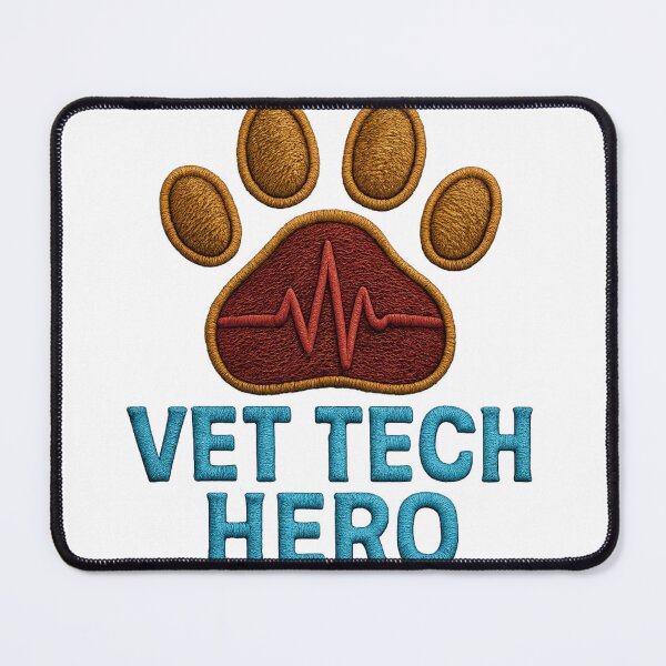 Item preview, Vet Tech Hero – Paw & Pulse Icon Sticker designed and sold by TONSNAP.