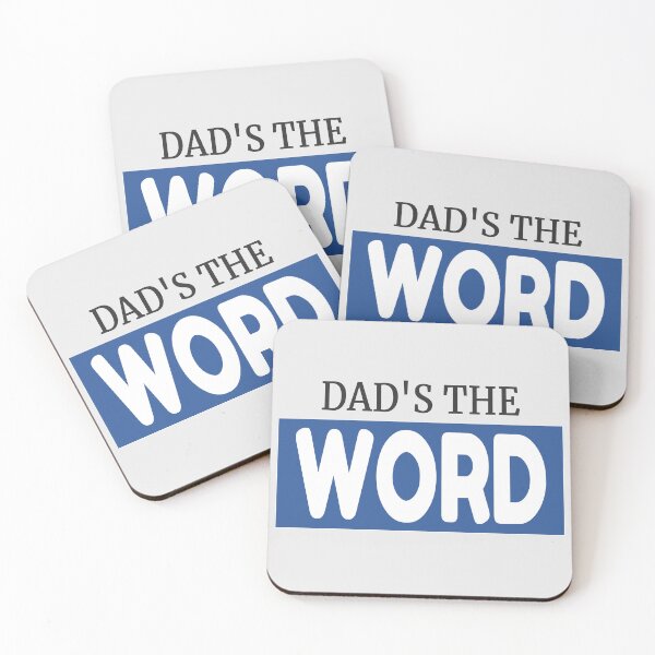 Item preview, Dad’s the Word – Writing Software-Inspired design designed and sold by DesignsByDadUK.