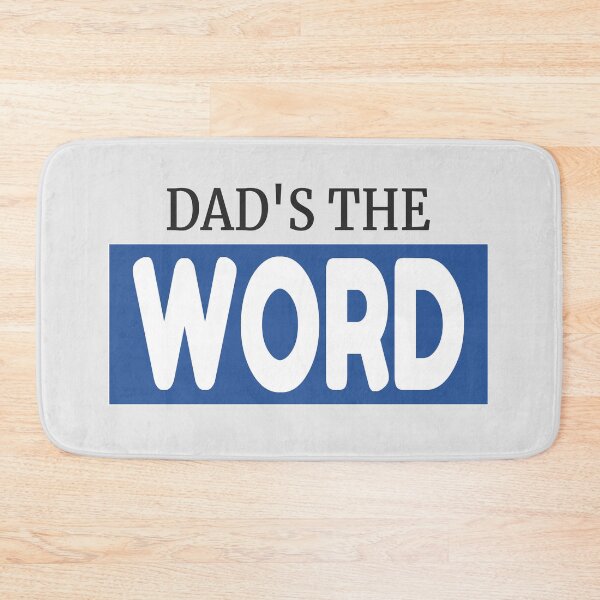 Item preview, Dad’s the Word – Writing Software-Inspired design designed and sold by DesignsByDadUK.