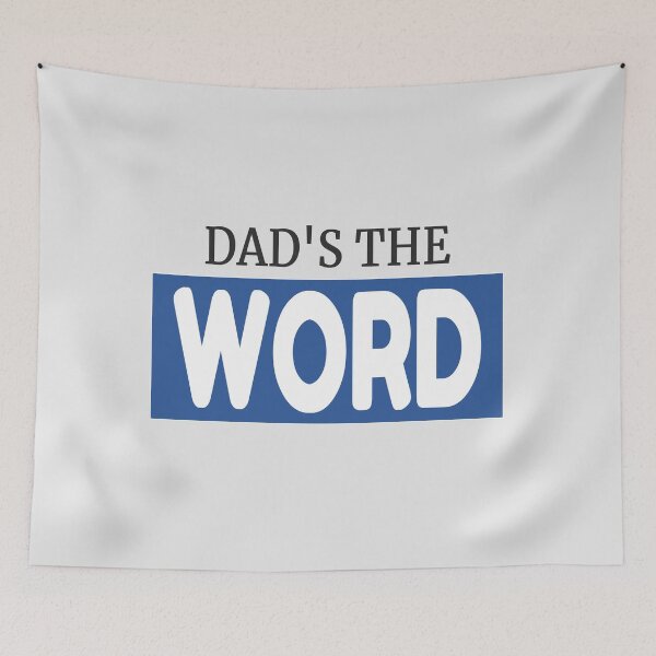 Item preview, Dad’s the Word – Writing Software-Inspired design designed and sold by DesignsByDadUK.