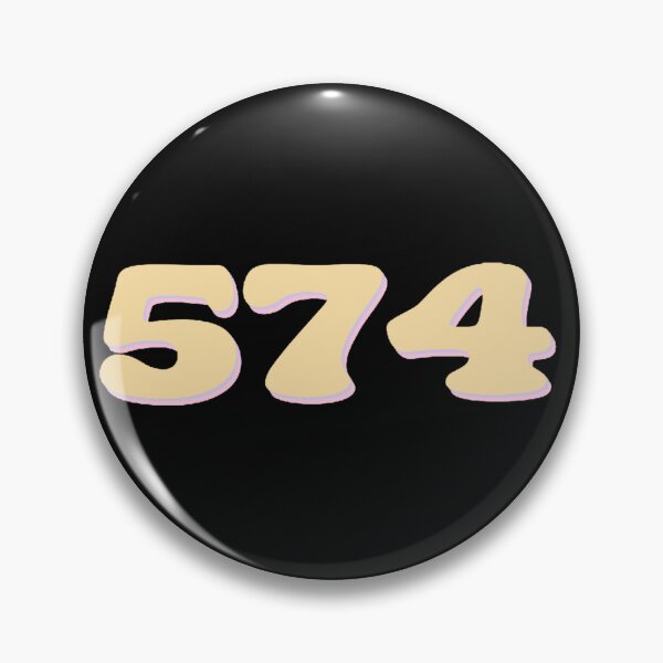 Item preview, Indiana 574 Area Code Pastel Color Theme designed and sold by LonelyLampShop.