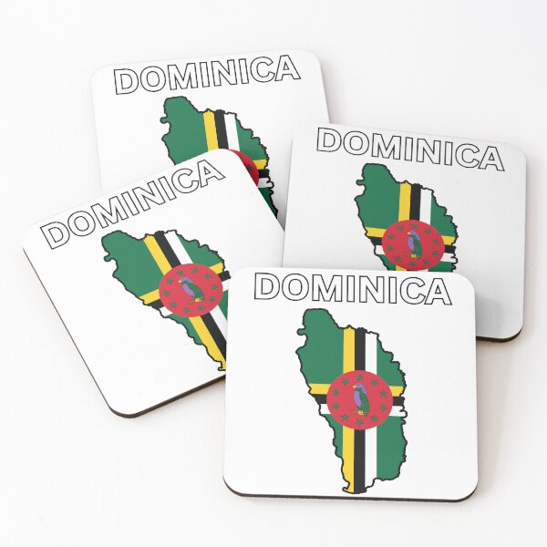 Item preview, Dominica Flag Map designed and sold by atomstartup.