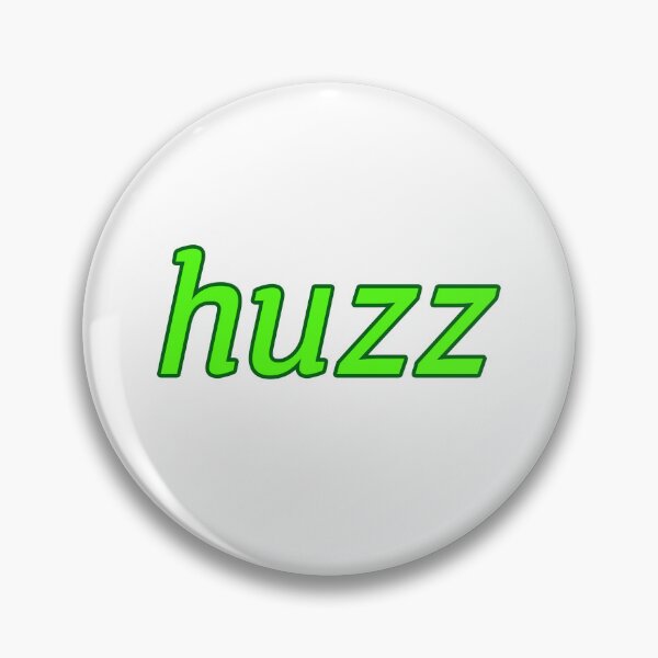 Item preview, huzz, green outline designed and sold by Memes N Lore .