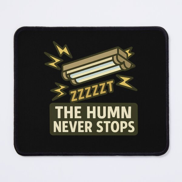 Item preview, The Humn Never Stops Backrooms Buzzing Light designed and sold by k3rstman1.