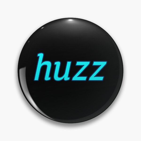 Item preview, huzz, blue outline designed and sold by Memes N Lore .