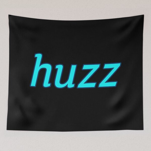 Item preview, huzz, blue outline designed and sold by Memes N Lore .