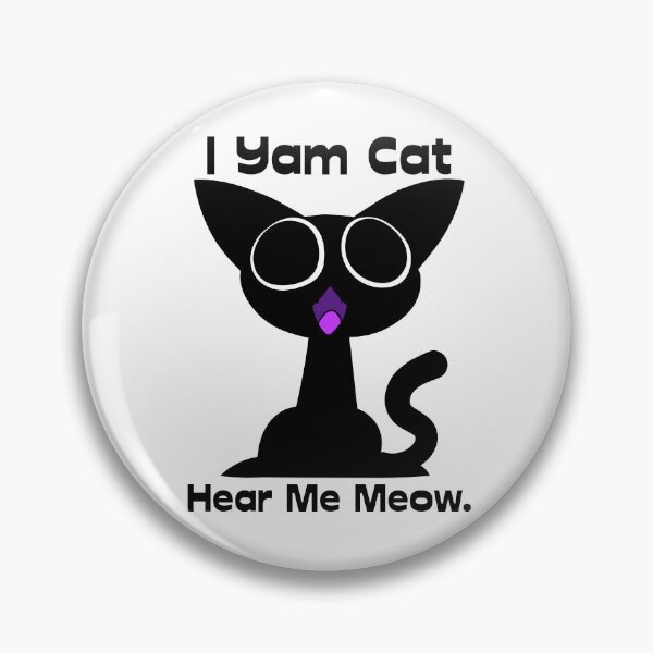 Item preview, I Yam Cat - Hear Me Meow! designed and sold by CatShirtDotShop.