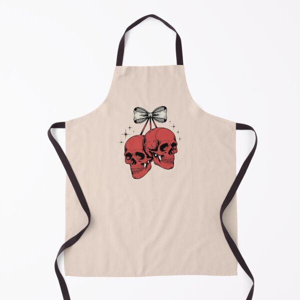 Item preview, Red skulls hanging with a bow designed and sold by FatBirdie.