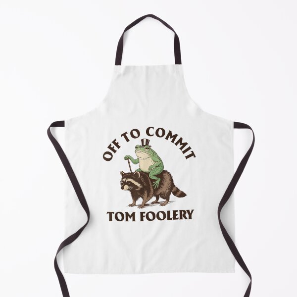Item preview, Off To Commit Tom Foolery Funny Raccoon Frog  designed and sold by PetPanache.