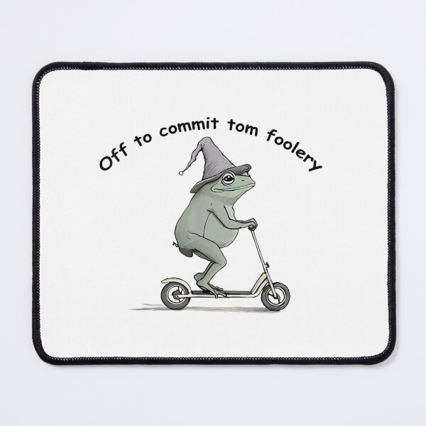 Item preview, Off To Commit Tom Foolery Funny Raccoon Frog  designed and sold by PetPanache.