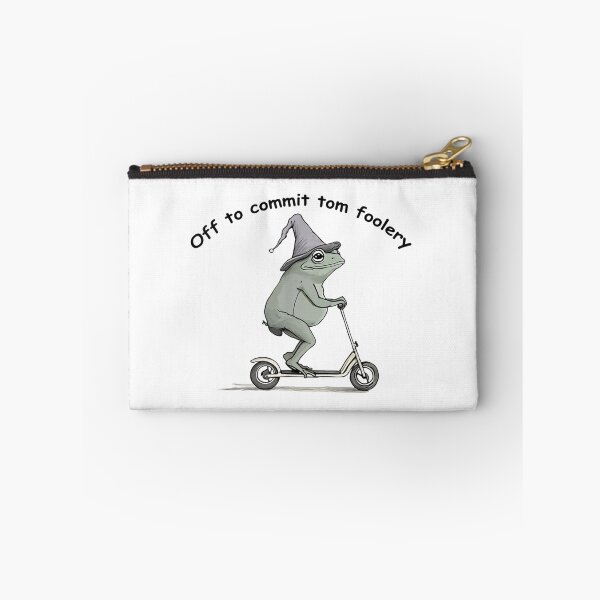 Item preview, Off To Commit Tom Foolery Funny Raccoon Frog  designed and sold by PetPanache.