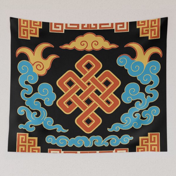 Item preview, Mongolian folk design with traditional motifs designed and sold by optimusprime39.