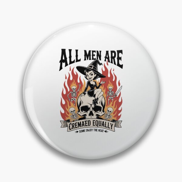 Item preview, Witch All Men Are Cremated Equal Feminist Halloween designed and sold by Sea4Adventures.