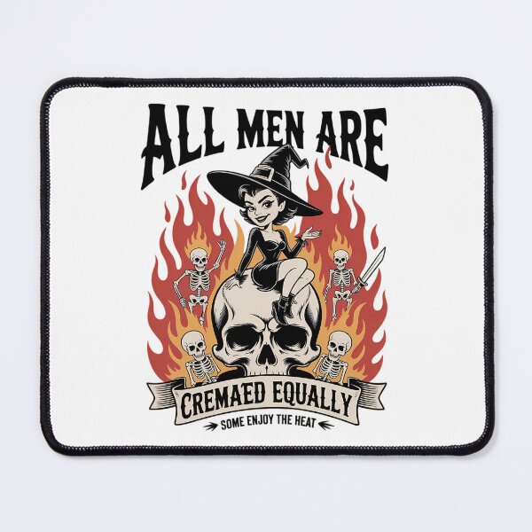 Item preview, Witch All Men Are Cremated Equal Feminist Halloween designed and sold by Sea4Adventures.