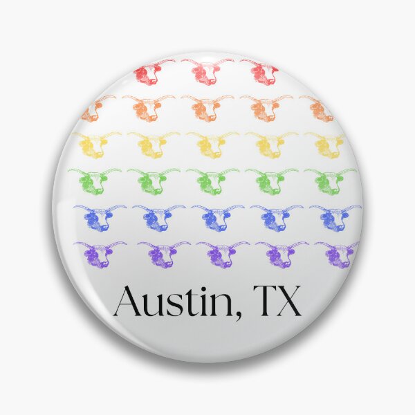 Item preview, Austin Rainbow Longhorns T-Shirt | Texas Pride & Diversity Bull Horns | Keep Austin Inclusive Gift designed and sold by YashRebel.