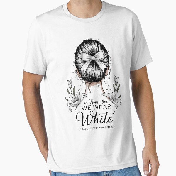 Item preview, Women Wear White Ribbon Lung Cancer Awareness Month designed and sold by Sea4Adventures.