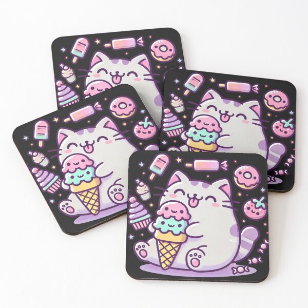 Item preview, Sweet Tooth Cat Dessert Overload designed and sold by Wish & Wonder.