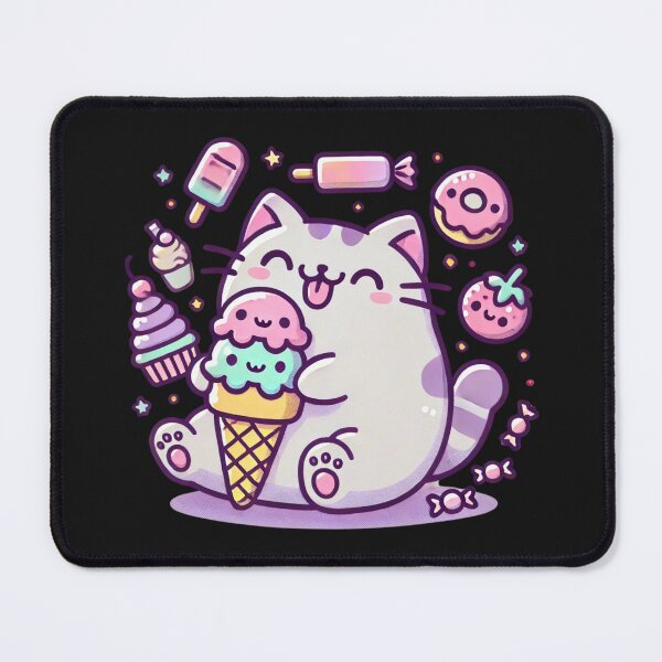 Item preview, Sweet Tooth Cat Dessert Overload designed and sold by Wish & Wonder.