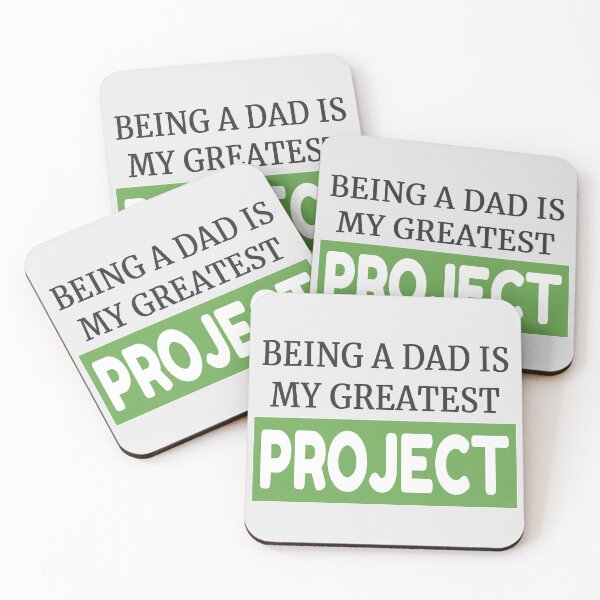 Item preview, Being a Dad Is My Greatest Project – Project Management Design designed and sold by DesignsByDadUK.