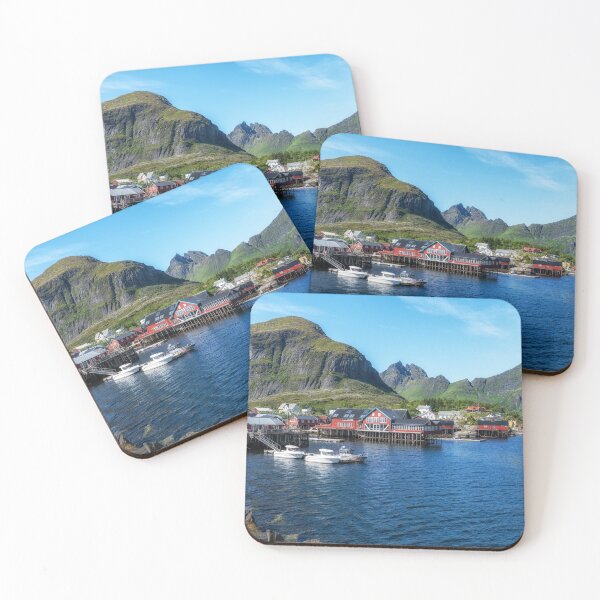 Item preview, Red Rorbu cabins in A village designed and sold by aaronchoi.