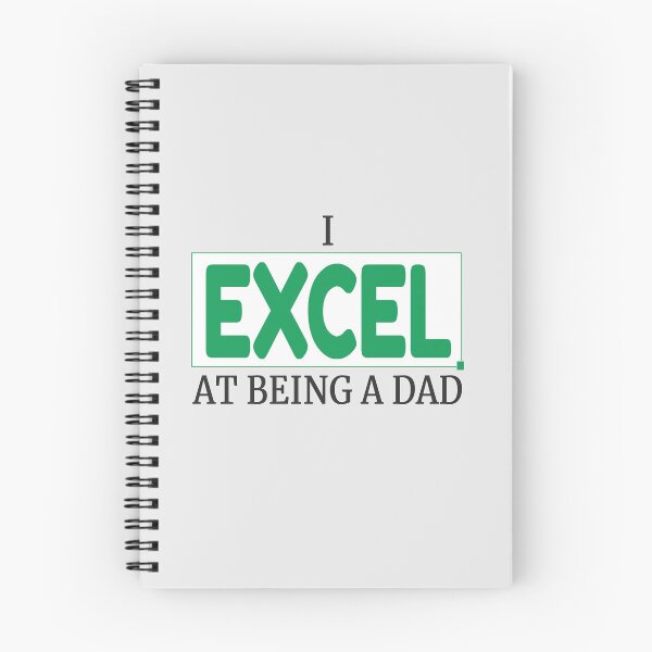 Item preview, I Excel at Being a Dad – Spreadsheet-Inspired Design designed and sold by DesignsByDadUK.