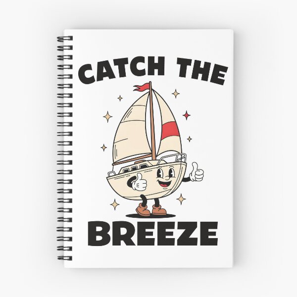 Item preview, Retro Sailboat Design, Gift for Sailor, Sailing, Catch the Breeze designed and sold by Woggy-Doodles-.