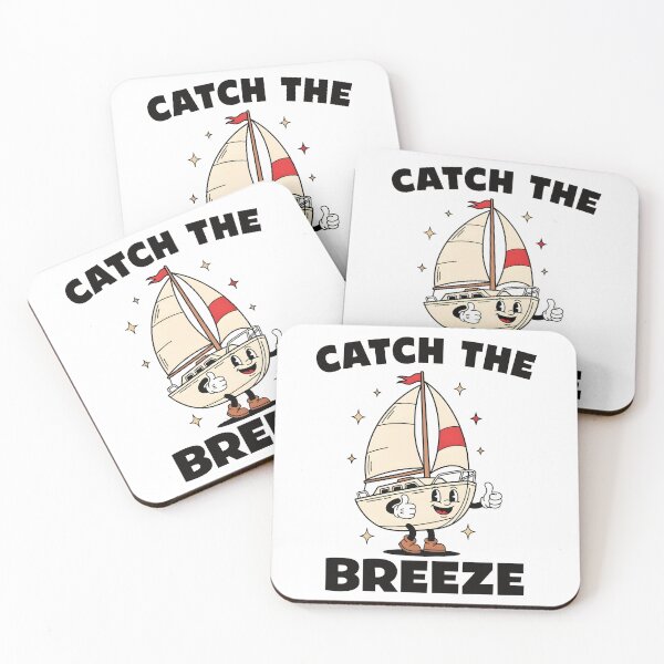 Item preview, Retro Sailboat Design, Gift for Sailor, Sailing, Catch the Breeze designed and sold by Woggy-Doodles-.